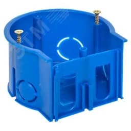 Коробка установочная сборная оконечная КМТ-010-4005 для твердых стен (71х45) с саморезами розн стикер