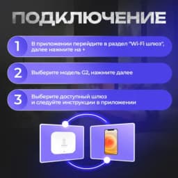 Шлюз для умного замка, c дистанционным управлением через приложение TTLOCK (Wi-Fi, Bluetooth) Konan G2
