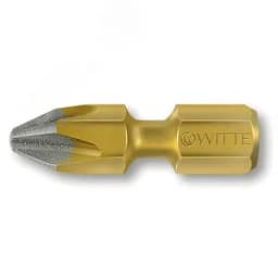 Бита PH2X25 мм 1/4" BITFLEX Diamond алмазное напыление 279722000 WITTE