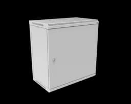 Шкаф телекоммуникационный настенный разборный МИКсистем 19" Basis 12U 600*350 дверь металл