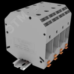 Клемма TU 1-1 винтовая, сечение 150 мм. кв., серая