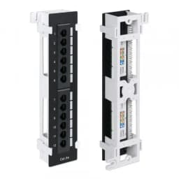 Патч-панель настенная на 12 портов RJ-45, 5е с подставкой Hyperline WRline WR-PL-12-C5E-WL-D