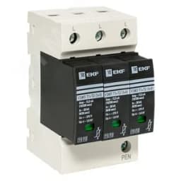 Устройство защиты от импульсных перенапряжений Т1+Т2 Iimp-12,5kA In-20kA Uc-275В 3+0 PROxima