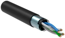 ITK Витая пара F/UTP кат.5E 2х2х24AWG LDPE черный (500м) (LC3-C5E02-339)