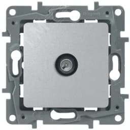 ETIKA Розетка телевизионная TV Звезда алюминий