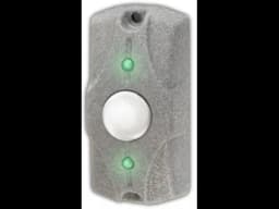 Кнопка выхода Циклоп (Серая кожа) Олевс