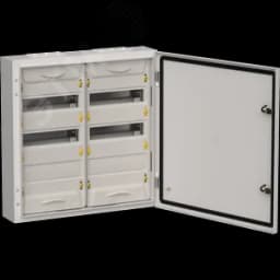 TITAN 5 Корпус металлический ЩРн-72 (2х36) 585х570х140 IP54 сер