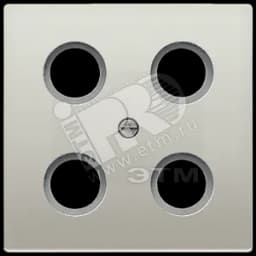 Крышка для SAT-TV-розетки благородная сталь JUNG