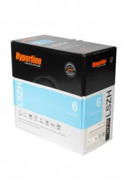 Кабель витая пара Hyperline UFTP4-C6-P26-IN-LSZH-GY-100 (100 м)
