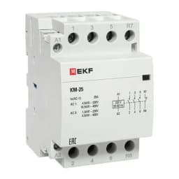 Контактор модульный КМ 25А 3NО+NC (3 мод.) EKF PROxima