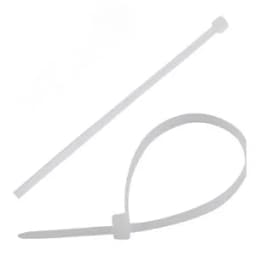 Хомут-стяжка нейлон, 100шт, 200х3,6мм, белый 007581 СКРАП