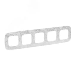 Valena ALLURE Рамка 5 постов Нарцисс хром универсальная Legrand Euro