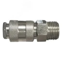 Адаптер быстросъемный с запорным клапаном с внешней резьбой 1/2"