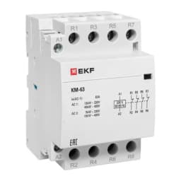 Контактор модульный КМ 63А 4NC (3 мод.) EKF PROxima