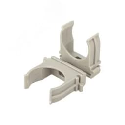 Крепеж-клипса для труб 25 мм, серая (100 шт./уп.), 28-0125-2 REXANT