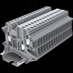Клемма TU 1-2 винтовая, сечение 2,5 мм. кв., серая SUPU