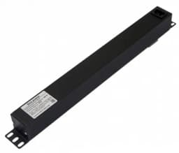 Блок розеток для 19" шкафов Hyperline SHE19-10IEC-S-IEC