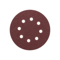 Диск абразивный перфорированный на ворсовой основе на липучке P80 125мм (уп.10шт) Kranz KR-91-1166