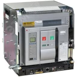 Воздушный автоматический выключатель переменного тока ВА77 выдвижного исполнения 3 полюса типоразмер F 100кА 4000А EA с набором аксессуаров: мотор привод катушка включения катушка отключения MASTER IEK