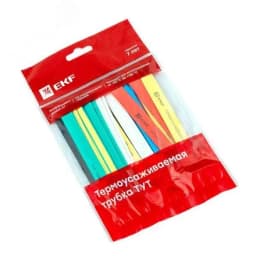 Трубка термоусаживаемая ТУТ нг 16/8 (7 цветов по 3шт) 100мм PROxima