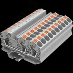 Клемма TP 1-2 проходная Push-in, сечение 16 мм. кв., серая