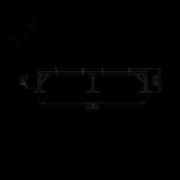 Опорная конструкция для установки оборудования TECHNORAPTOR FOOT 3000х6000 тип 1 КМ-профиль