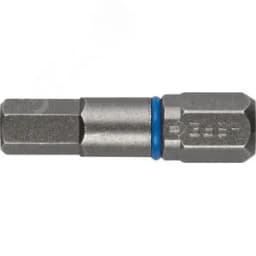 Биты "ЭКСПЕРТ" торсионные кованые, обточенные, хромомолибденовая сталь, тип хвостовика C 1/4", HEX5, 25мм, 2шт