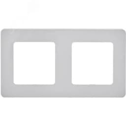 Рамка 2 поста INSPIRIA белая
