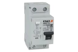 Выключатель автоматический дифференциального тока 2п C 16А 30мА тип AC 4.5кА АВДТ32-22C16-AC УХЛ4 КЭАЗ 318361