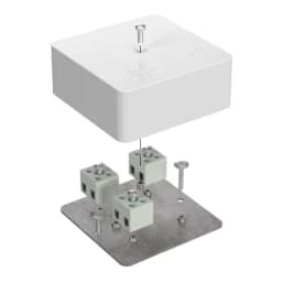 Коробка огнестойкая для кабель-канала 40-0450-FR1.5-6 Е15-Е120 RAL9003 75х75х30 (87 шт/кор) Промрукав