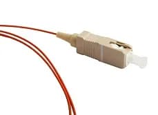 Пигтейл волоконно-оптический MM 62.5/125, SC, 1 м Hyperline FPT-B9-62-SC/PR-1M-LSZH-OR