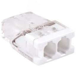 Клемма соединительная 2-контактная ED с пастой Elеctrodeel ED 772-202-b6, сечение 0,5-2,5 мм2, 24А/450В (упаковка 6 штук)