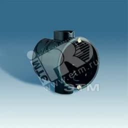 Коробка установочная в бетон 1 модуль увеличенной глубины 60мм термопласик черный