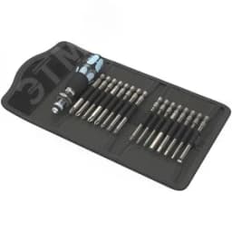 Набор бит с рукояткой-битодержателем и патроном Rapidaptor 17 предметов. Набор Kraftform Kompakt 60 нержавеющая сталь