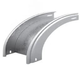 Угол внешний плавный 90 град. к лотку 150х50, толщина 0,7 мм, Сендзимир цинк