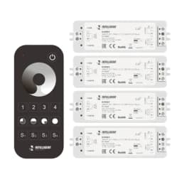 INTELLIGENT ARLIGHT Диммер SMARTSETPWM10172DIMPDSUF Black 536V 1x8A x4 ПДУ 13кн 24G IARL IP20 Пластик 5 лет 036201