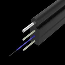 Кабель оптический Suprlan ВО плоский FTTH-2FRP(1)-1-G.657.A1 (микродроп) 2000м