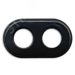 Лизетта Рамка 2-х постовая, керамика, цвет черный BF2-620-03 Бирони