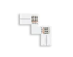 Соединитель угловой L для светодиодной ленты 5050 1224V 4 конт GS6701 10шт Ambrella Light GS6701