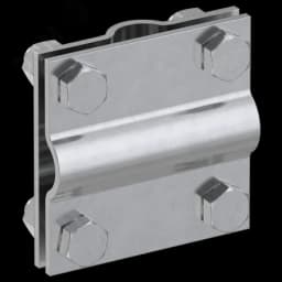 Зажим крестообразный полоса/пруток-полоса/пруток 30/8мм оцинкованная сталь HDZ IEK