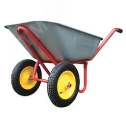 Тачка строительная двухколесная, 110 л, грузоподъемность 240 кг, Профи