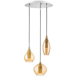 Cветильник Lightstar PENTOLA 3х25W G9 Янтарный 803053