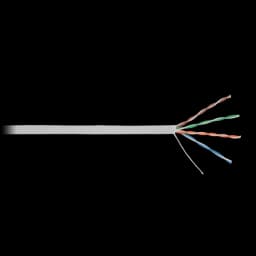 Кабель ULAN U/UTP 4 пары, Кат.5e, BC (чистая медь), внутренний, PVC нг(B), серый UEC-UU004-5E-PVC-GY