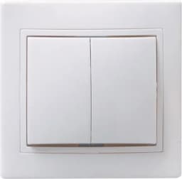 ВС10-2-0-КБ Выкл. 2кл 10А керам. КВАРТА бел. IEK (EVK20-K01-10-K) (10шт/упак)