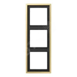 Рамка 3-я для горизонтальной/вертикальной установки  Серия- LS990  Материал- металл  Цвет- классическая латунь