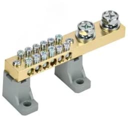 Шина N ноль" на двух угловых изоляторах 200А НИ-10х18-12-L2-С "