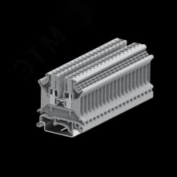 Клемма SUK 1-1 винтовая высокая, сечение 2,5 мм. кв., серая