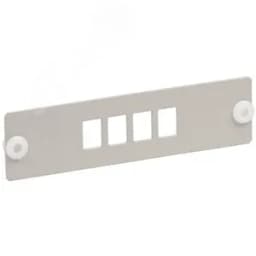 Панель для 4-ех оптических адаптеров (SC-Duplex в 19дюймовый кросс) ITK