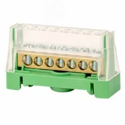 Колодка клеммная соединительная 1р 7х5.3мм зеленый T167 DKC