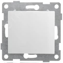 Выключатель одноклавишный Bravo 2-х полюсный, механизм, 10А, 250В, белый GUSI Electric